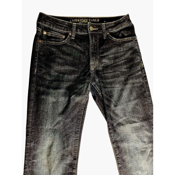 American Eagle Men’s Jeans Size 31x32 Dark Wash - Picture 3 of 7